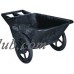 7.5 Cu. Ft. Big Wheel Carts Black   